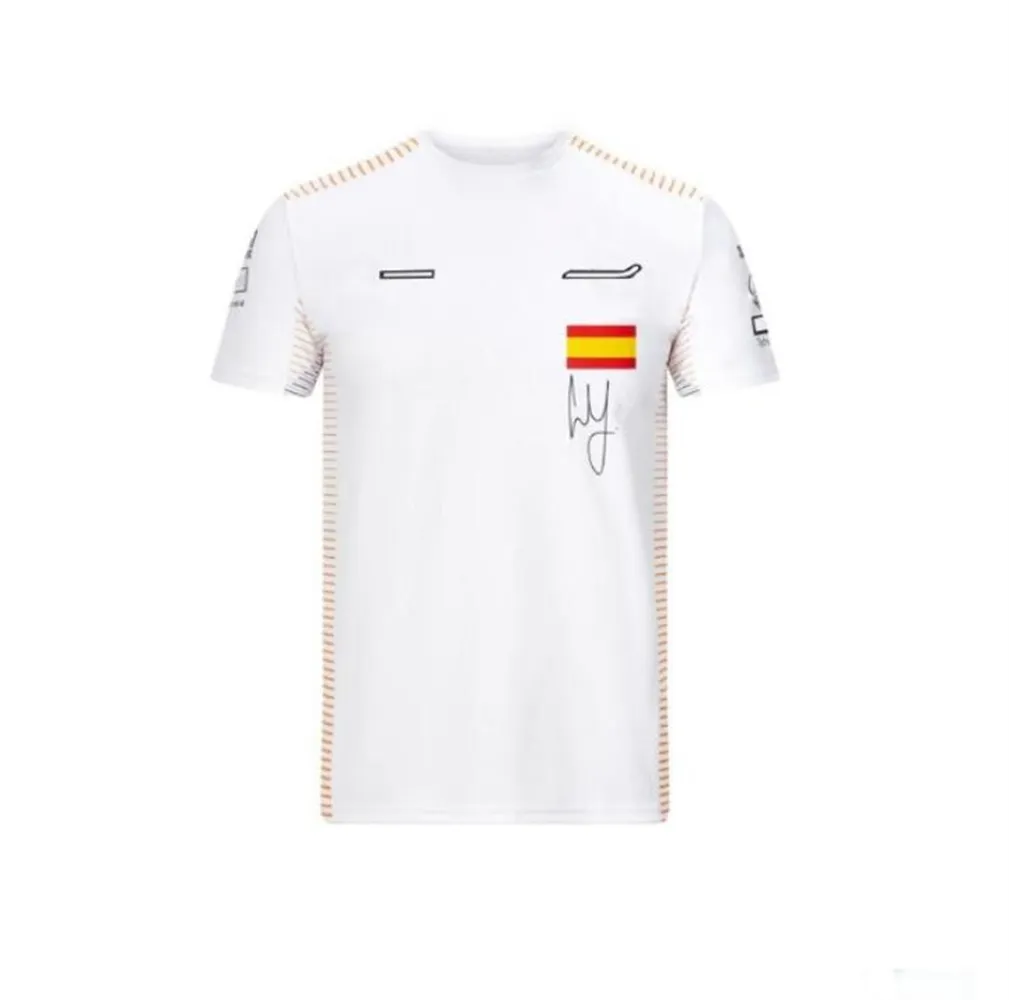 F1 costume de course d'équation de premier niveau T-shirt à manches courtes service d'équipe de transporteur décontracté col rond F1 T-shirt voiture renversée custom280m