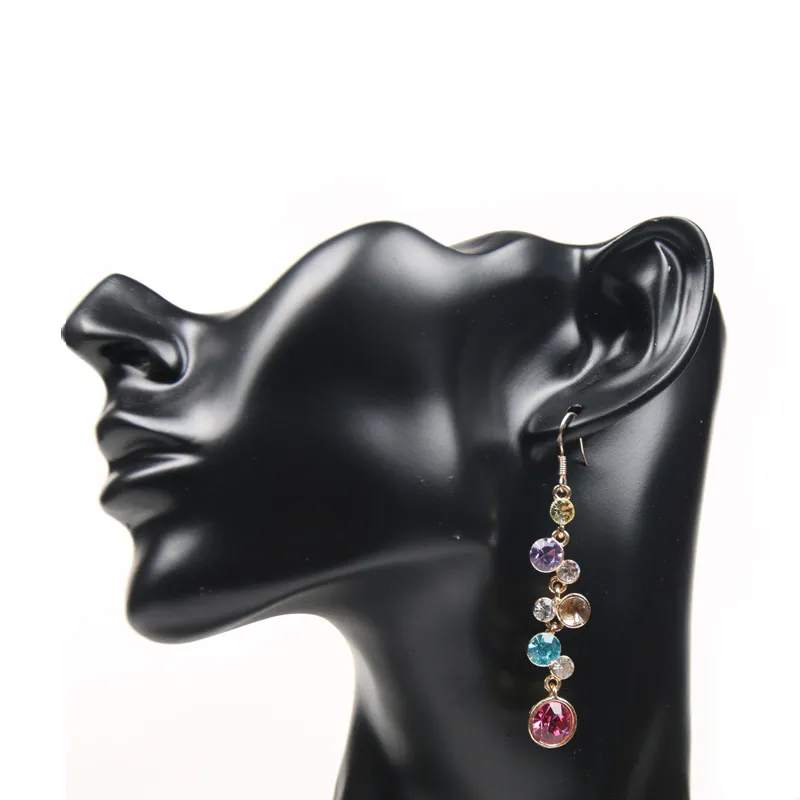 Unique Necklace Earring Display Bust Resin Head Model Jewelry Stand Neck Form For Jewellery Window Shelf Exhibition Counter Top Statue