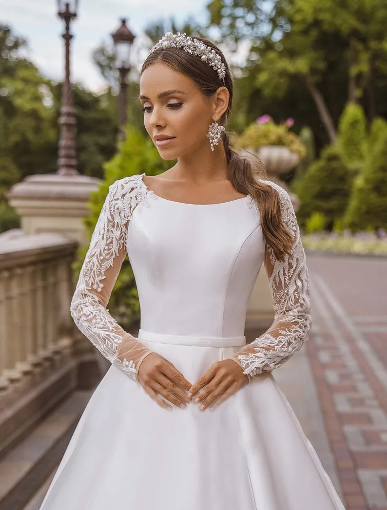 rustic wedding dress