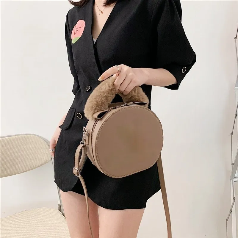 Мода маленькая круглая сумка корейская версия вечерних сумок в иностранном стиле Женская сумочка