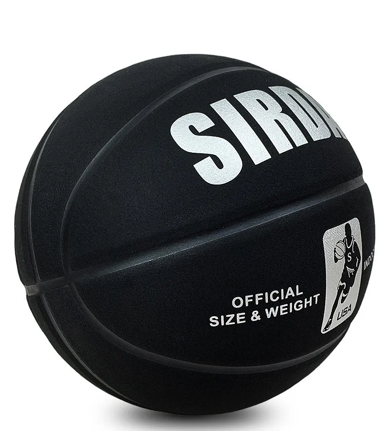 Bola de basquete interna antiderrapante tamanho à prova d'água de microfibra 7 basquete profissional nº 7 resistente ao desgaste tamanho macio 7 We237c