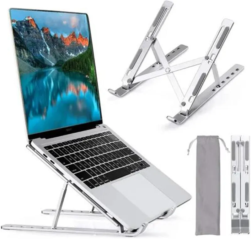 Support Ordinateur Portable Vertical, Support PC Portable en Aluminium  Réglable Bureau Laptop Stand pour MacBook Pro/Air, iPad, Surface, HP,  Lenovo, Tablette et Autre Laptops jusqu'à 43,9 cm Gris : :  Informatique