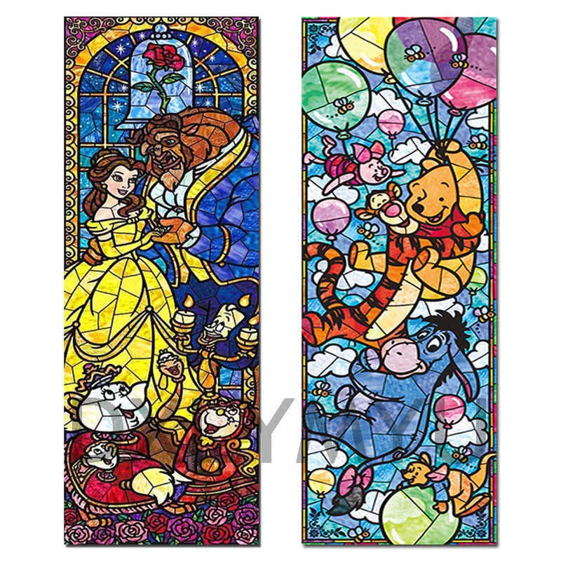 DIY 5d Diamond Painting Beauty and The Beast Embroidery Cross