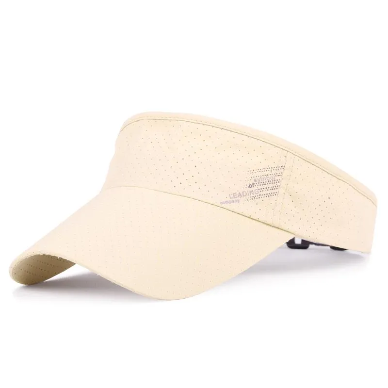 Модная летняя кепка для бега, гольфа, солнцезащитный козырек для мужчин и женщин, быстросохнущая дышащая сетчатая кепка с ушками, спортивные кепки для бега, козырьки регулируемого размера270r