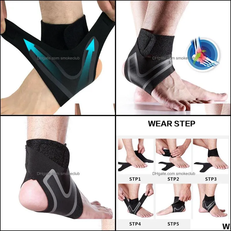 Ankle Support Cbmmaker Sport Elastic High Protect Sports Equipment Safety Running Basketball Brace
