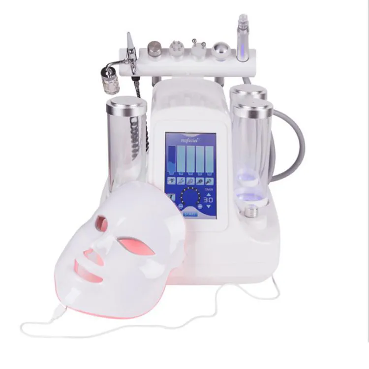 6/7 in 1 Hydra Dermabrasie Gezichtsmachines Aqua Peeling Vacuüm Gezicht Porie Schoonmaken Huidverjonging Water Oxygen Jet Hydro Microdermabrasion Slimming