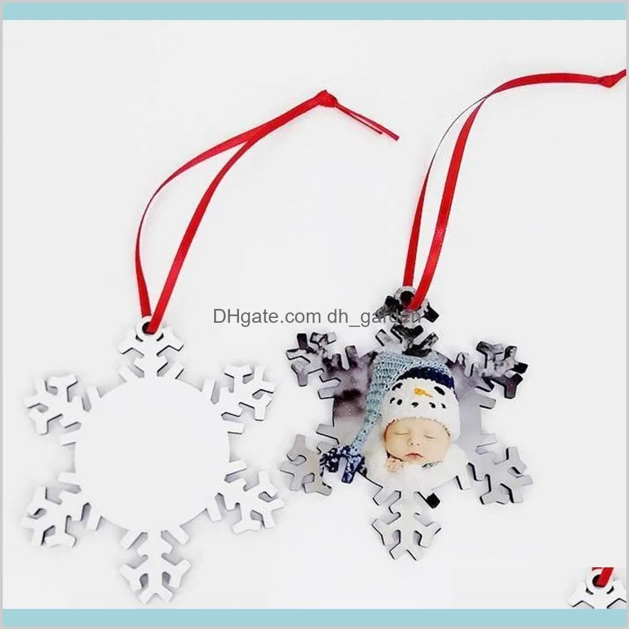 Sublimation Christmas Ornaments MDF Blank Round