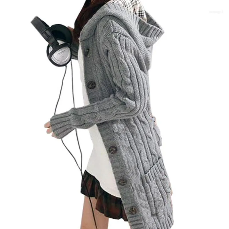 Gros-Femmes À Manches Longues D'hiver Chaud Pull Tricoté Cardigan 2021 Mode Lâche Outwear Veste Manteau Avec Ceinture11
