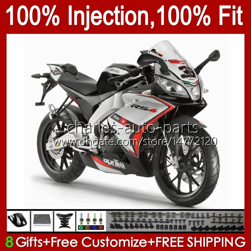 Ciało wtryskowe dla Aprilia RSV4 RSV-1000 RSV 1000 R RSV1000R 39NO.0 RSV1000 R RR 09 10 11 12 13 14 15 RSV1000RR 2009 2011 2012 2013 2013 2014 2015 Goryning Silvery Black