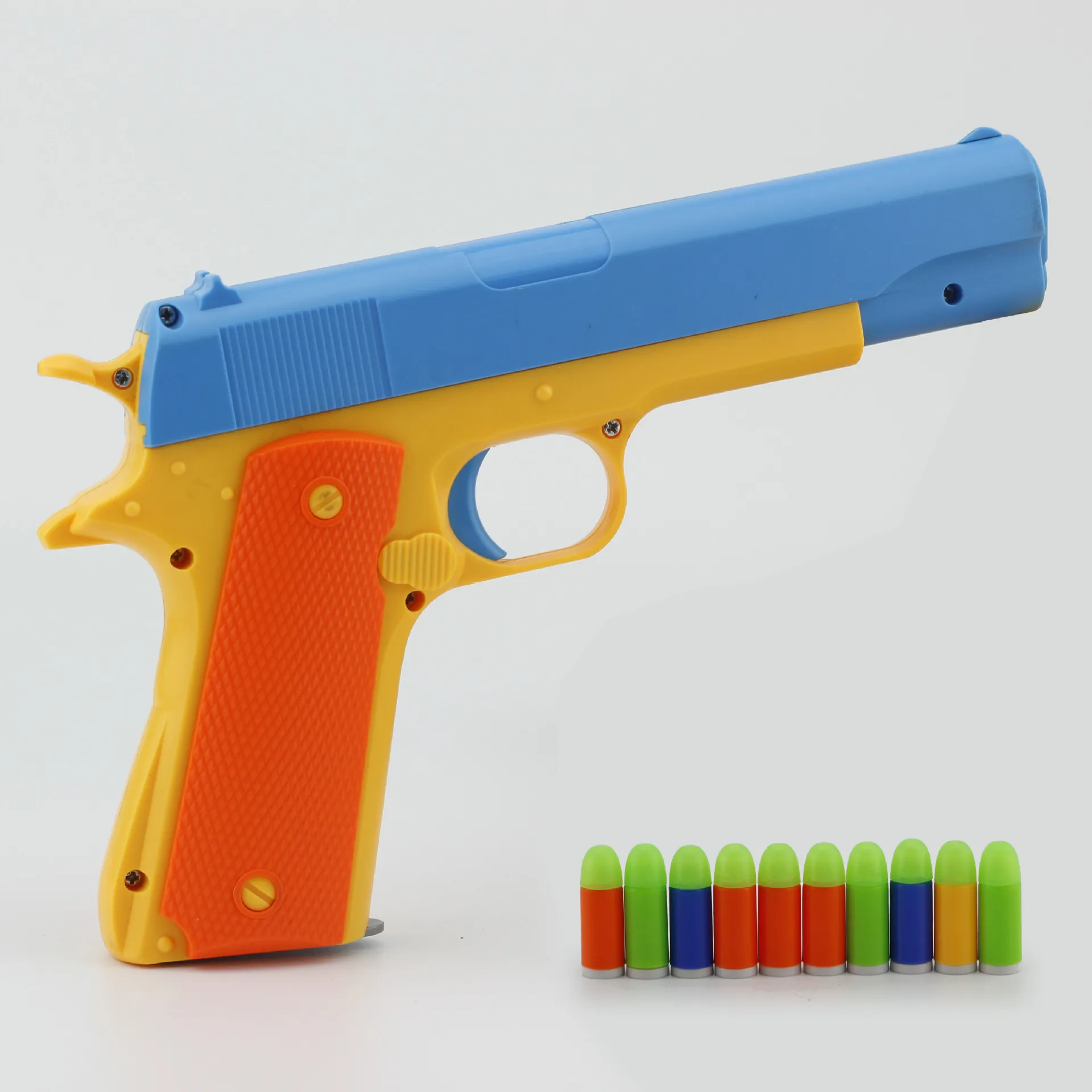 Conjunto de armas de brinquedo, pistolas e blasters para jogo de