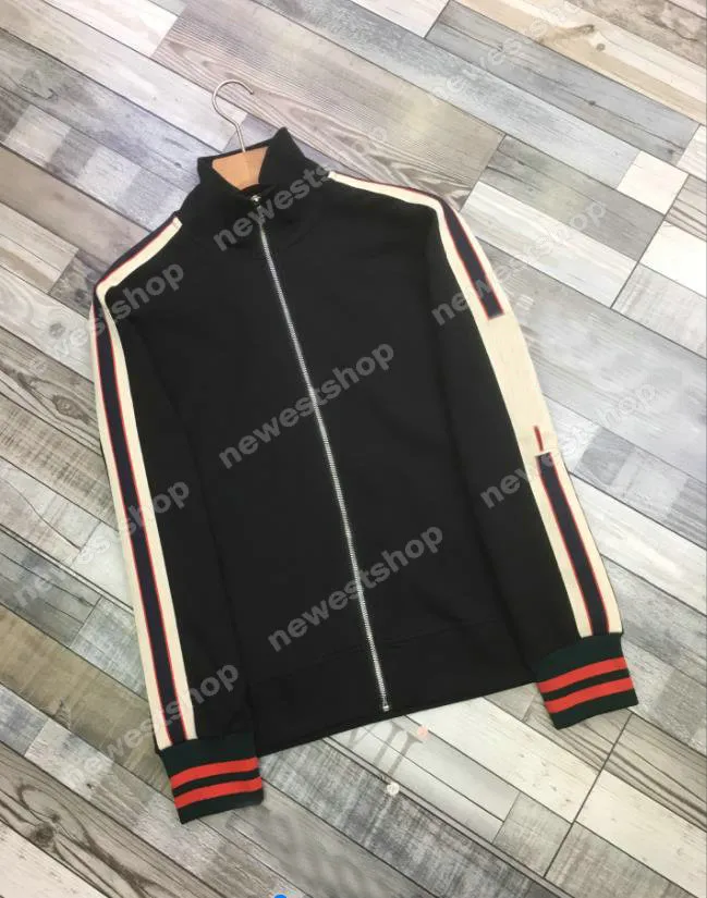 2021 Designer Tracksuit Luxury Clothing Jacket Red Stripe Windbreaker Outwear Coat Classic Letters Print Suit Patchwork Sportwear 318A