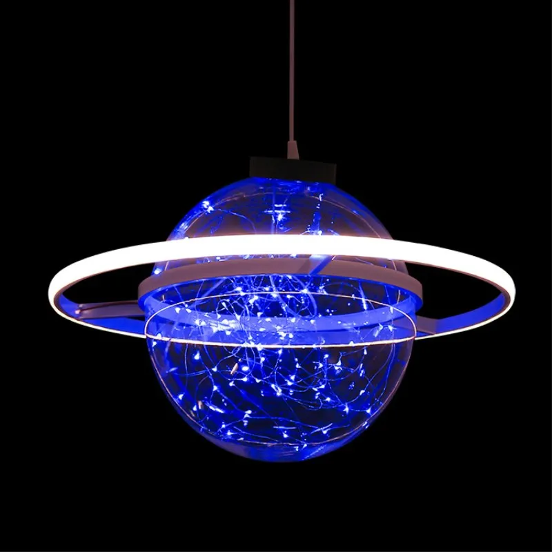 Novo Shine de chegada LED LED Flash Star Ball Wedding Decoração Planeta Pensando Ornamento Artesanato de Lustres