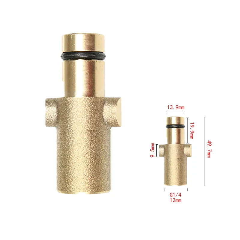 Adaptador de conector rápido da lavagem de pressão de alta qualidade 1/4 "apropriado para a série Nilfisk Gerni