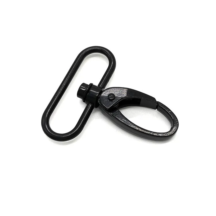 Metalen tas Lente Gesp Karabines Swivel Lobster Sluiting Snap Sleutelhanger Ring Strap Stopper Cord Haken Hardware Accessoire