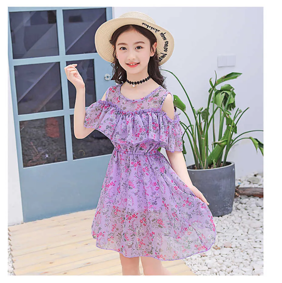 blue dress for baby girl Girls' Korean Style Beach Dress | Kids Fashion Online