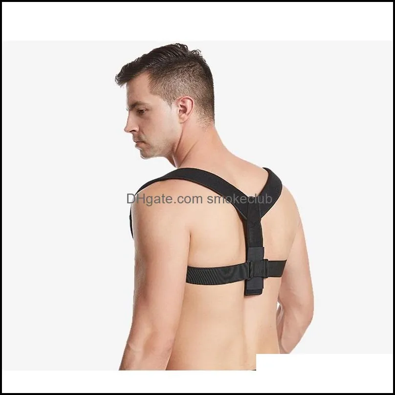 Back Shoulder Posture Correction Adjustable Adult Sports Safety Back Support Corset Spine Support Belt Posture Corrector 2017 118 W2