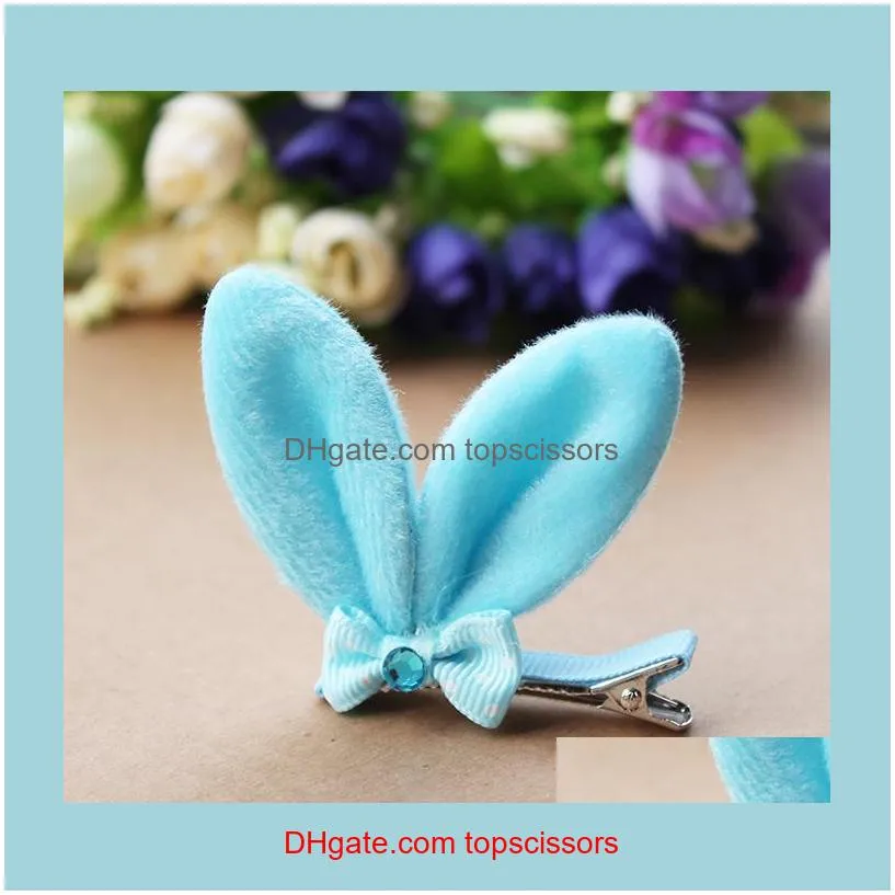 Super cute adorable rabbit ears children hairclip Child Girls Hair headdress jewelry accessories wholesale