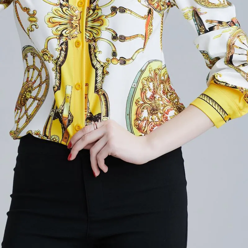 Blusas amarillas 2025 elegantes
