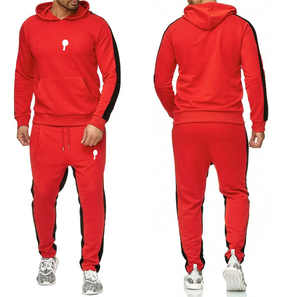 Men s Casual Sport Tracksuit Set Hoodies and Pants Sweatsuit Set