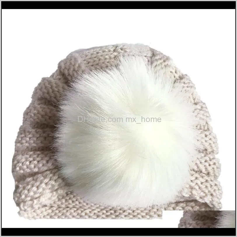 baby girls ball knitted hats 11 designs winter candy color elastic indian hat knitting boys kids hats fashion warm knitted hats 04