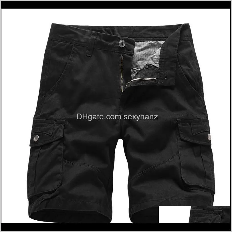 cargo shorts men brand high quality mens shorts board track pocket male short pant 100%cotton cargos men