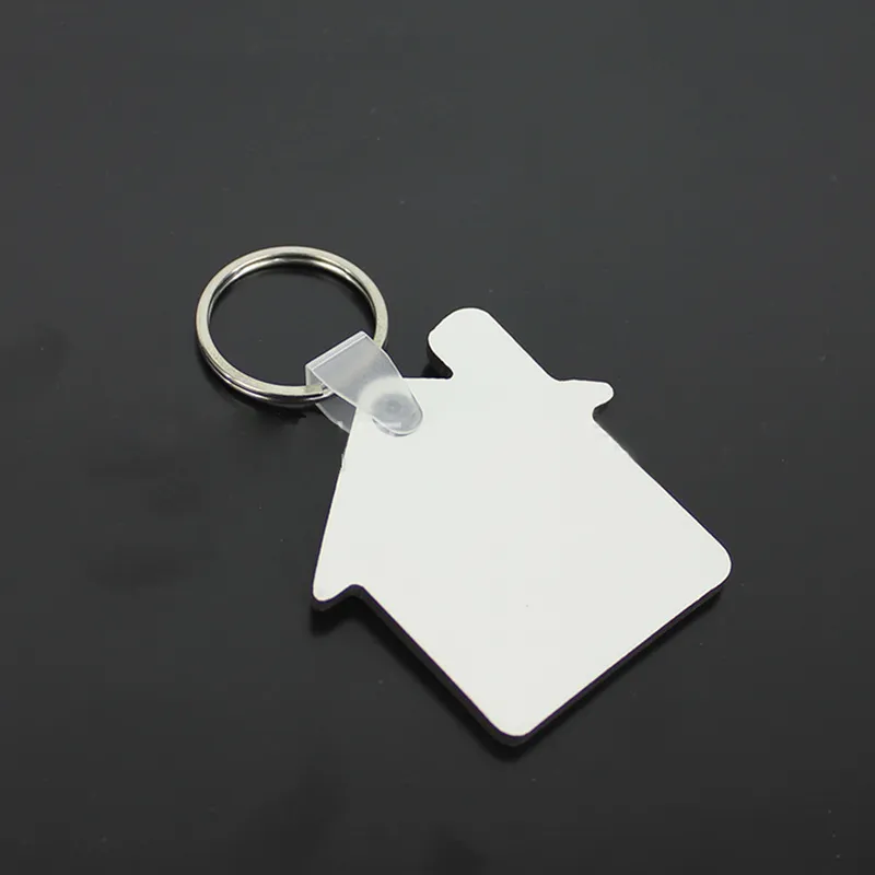 Plain White Sublimation Blank Mdf Keychains at Rs 5/piece in Pilibhit