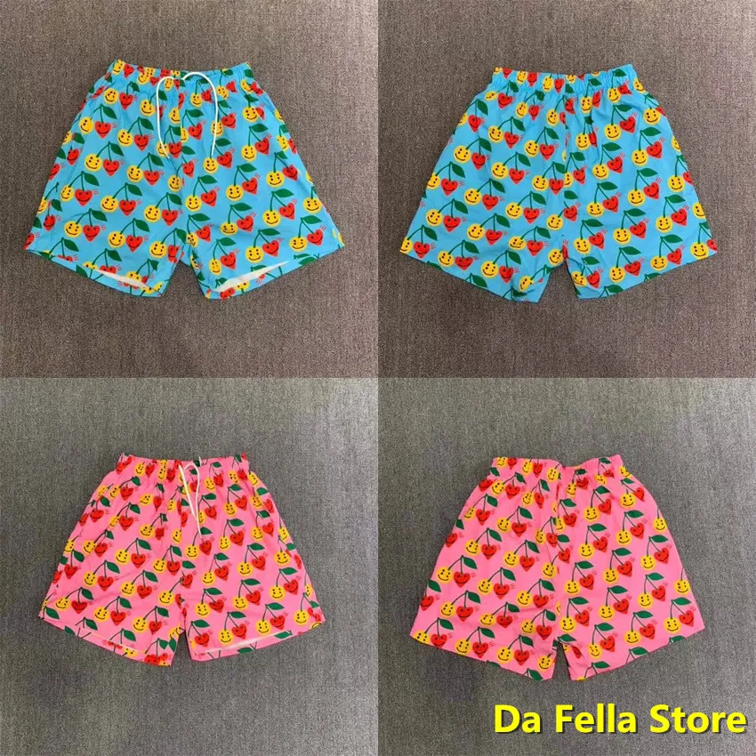 Daily casual shorts homens mulheres verão cacto planta pulga mercado pharrell alta qualidade