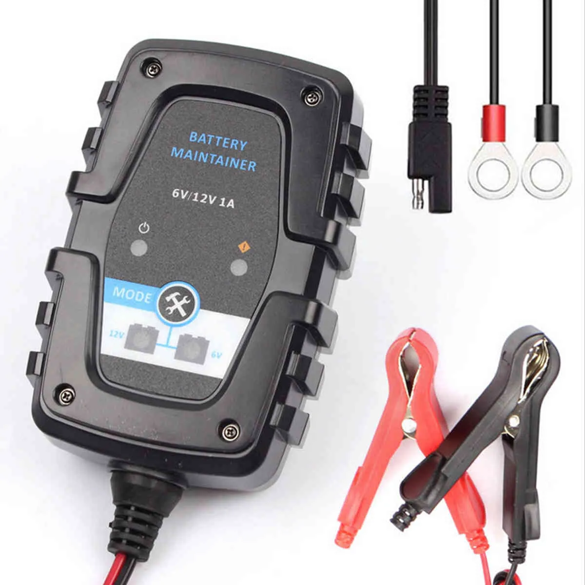 Chargeur de batterie intelligent automatique 12V pour voiture moto tondeuse à gazon SLA AGM CELL WET Batteries au plomb-acide