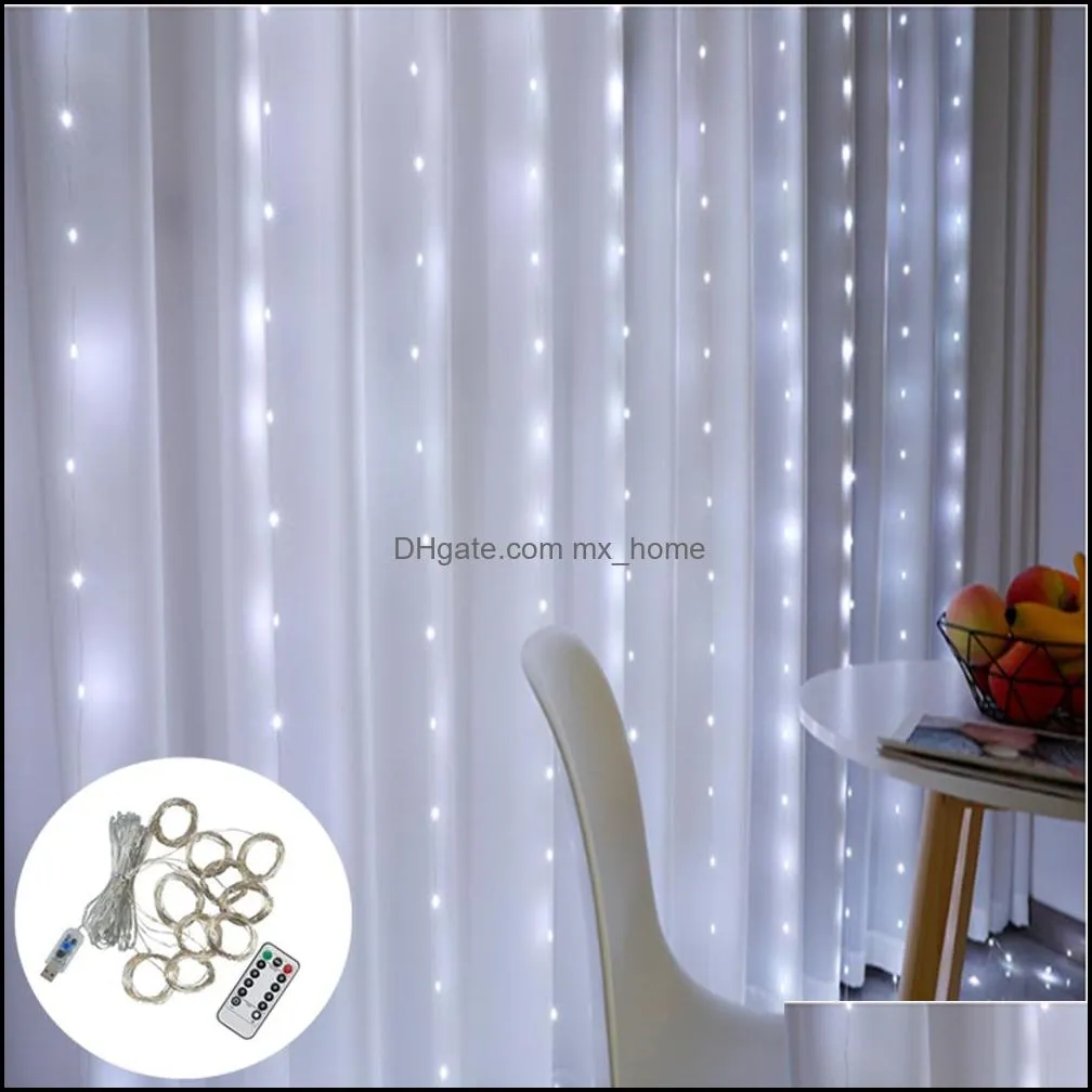 USB Garland LED Curtain Light * 300 heads Decoration Curtains 8 models For Party/Christmas/Wedding