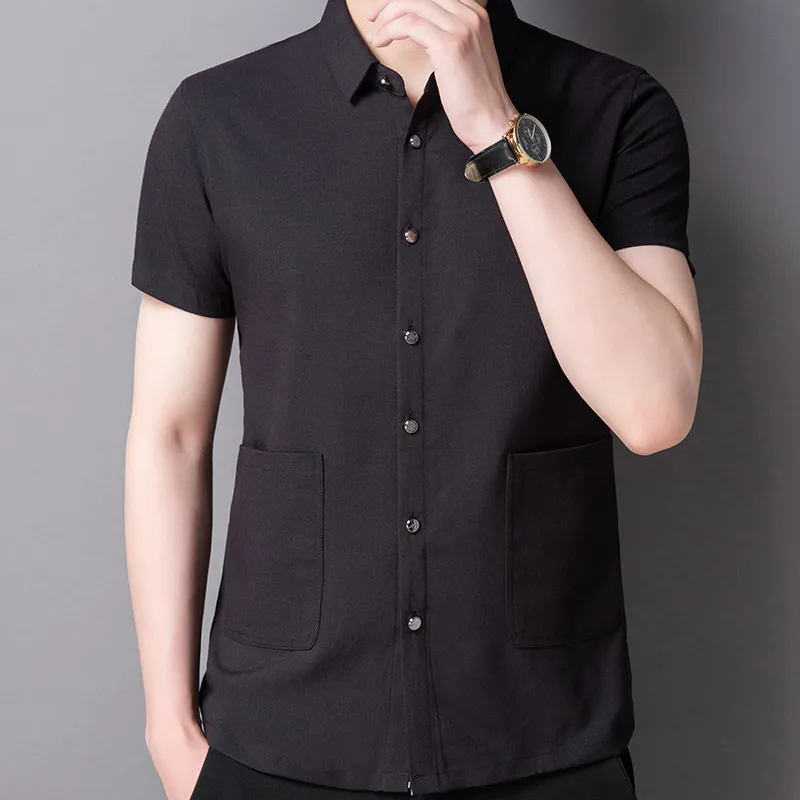 Camisas negras hombre baratas new arrivals