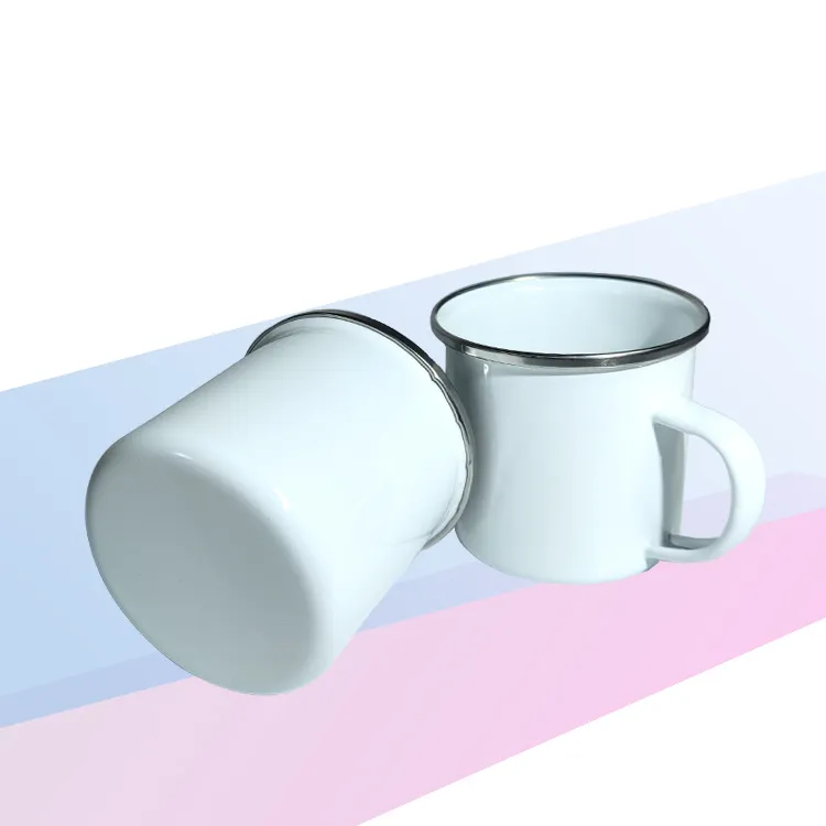 Mug plastique 450 ml blanc Sublimation Transfert Thermique