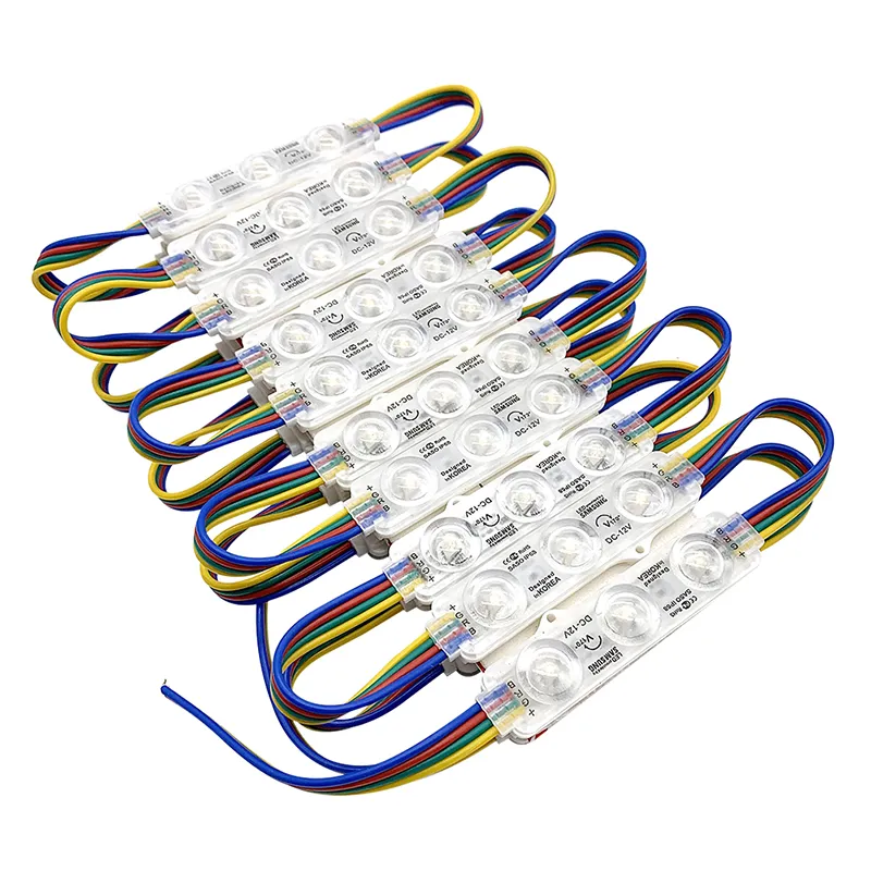 RGB LED Module 5050 SMD Lens Injection for Outdoor Sign Letters DC 12V ...