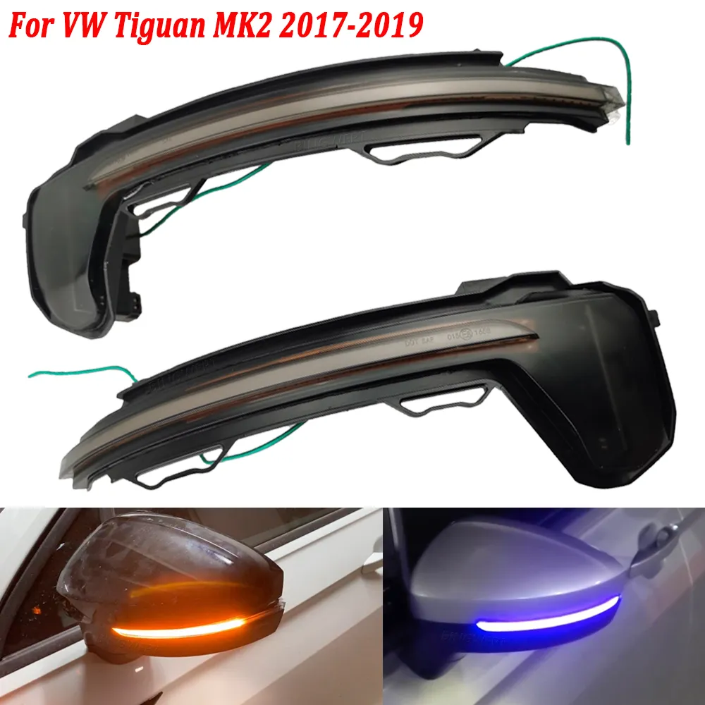 Dynamischer Spiegel Für Volkswagen Tiguan MK2 II R 5n Für VW Licht LED  Blinker Turnsignal 2017 2018 Von 22,79 €