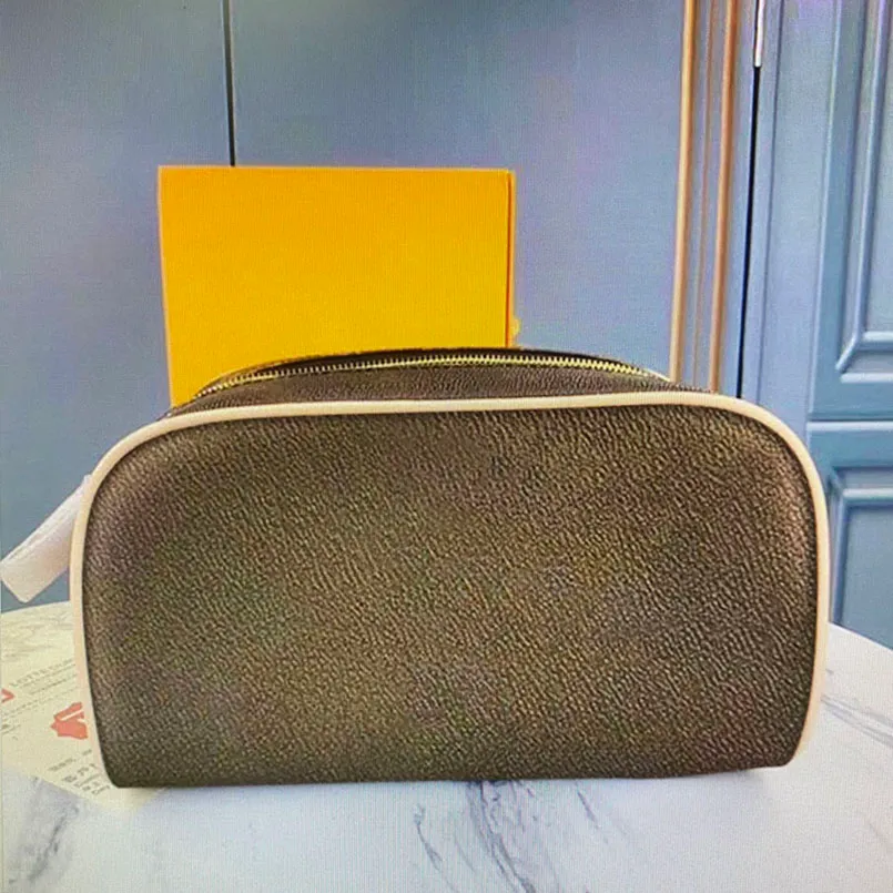 M47528 KING valigie da uomo borsa per il lavaggio di lusso designer moda signora bellezza doppia cerniera borse per cosmetici di grande capacità