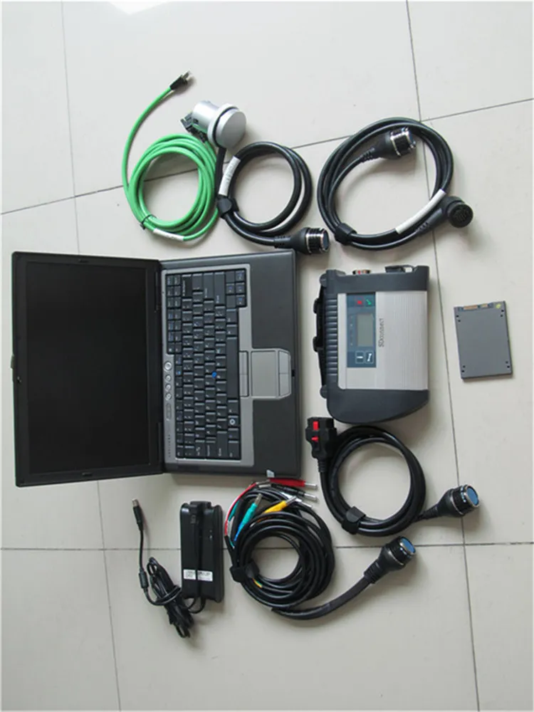 MB Star C4 SD Connect with xentry 2023-09V SSD 480gb Laptop d630 work for star diagnosis c4 Diagnostic-Tool full kit