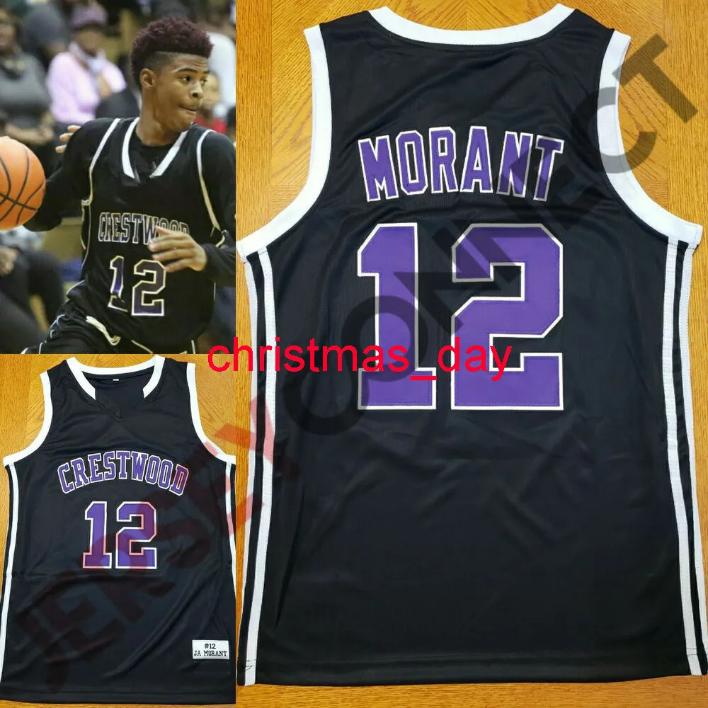 100 Stitched Ja Morant Crestwood Knights Basketball Jersey Mens Women Youth Custom Number Name