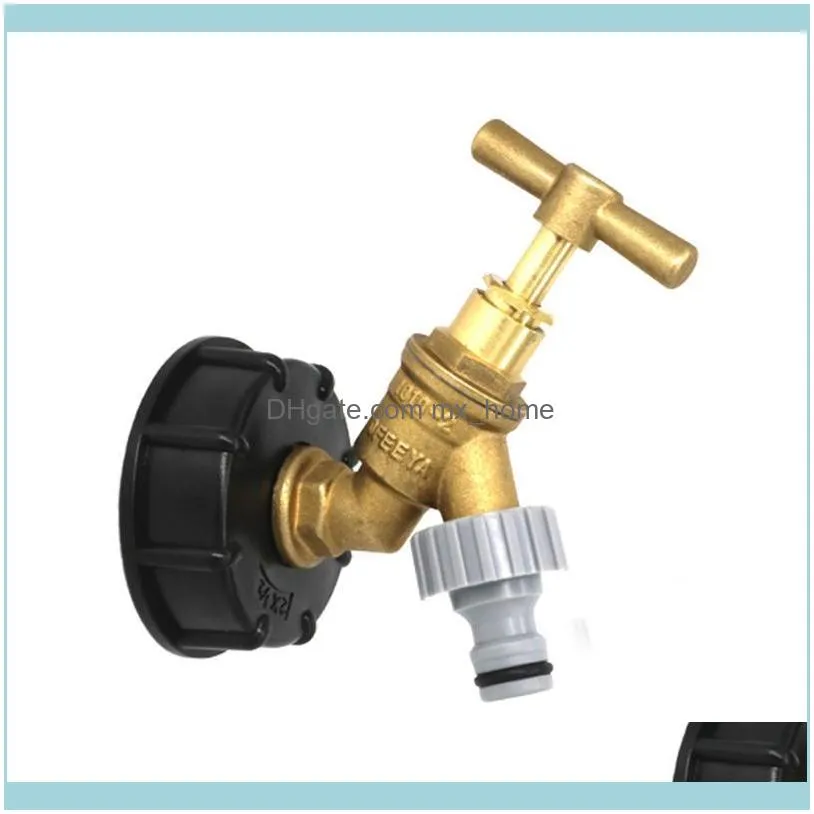 1/2 Inch Interface Thread Brass Faucet Connector Valve Adapter IBC Garden Supplies Watering Equipments