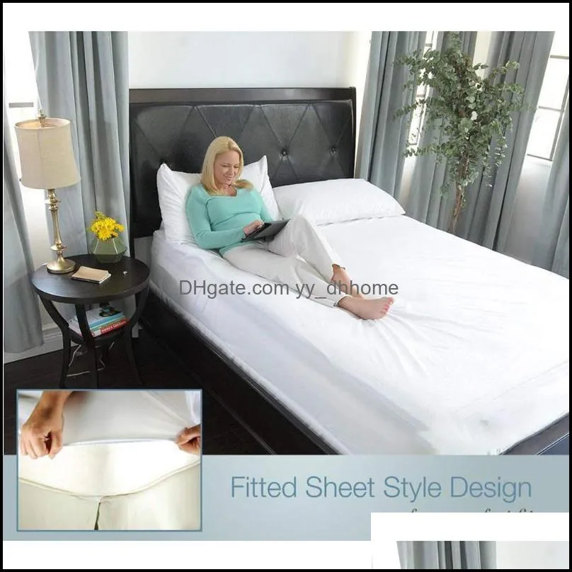 Sheets & Sets Feiqiong Pure Color Bed Mattress Cover Waterproof Protector Pad Fitted Sheet Elastic Linen High Rating