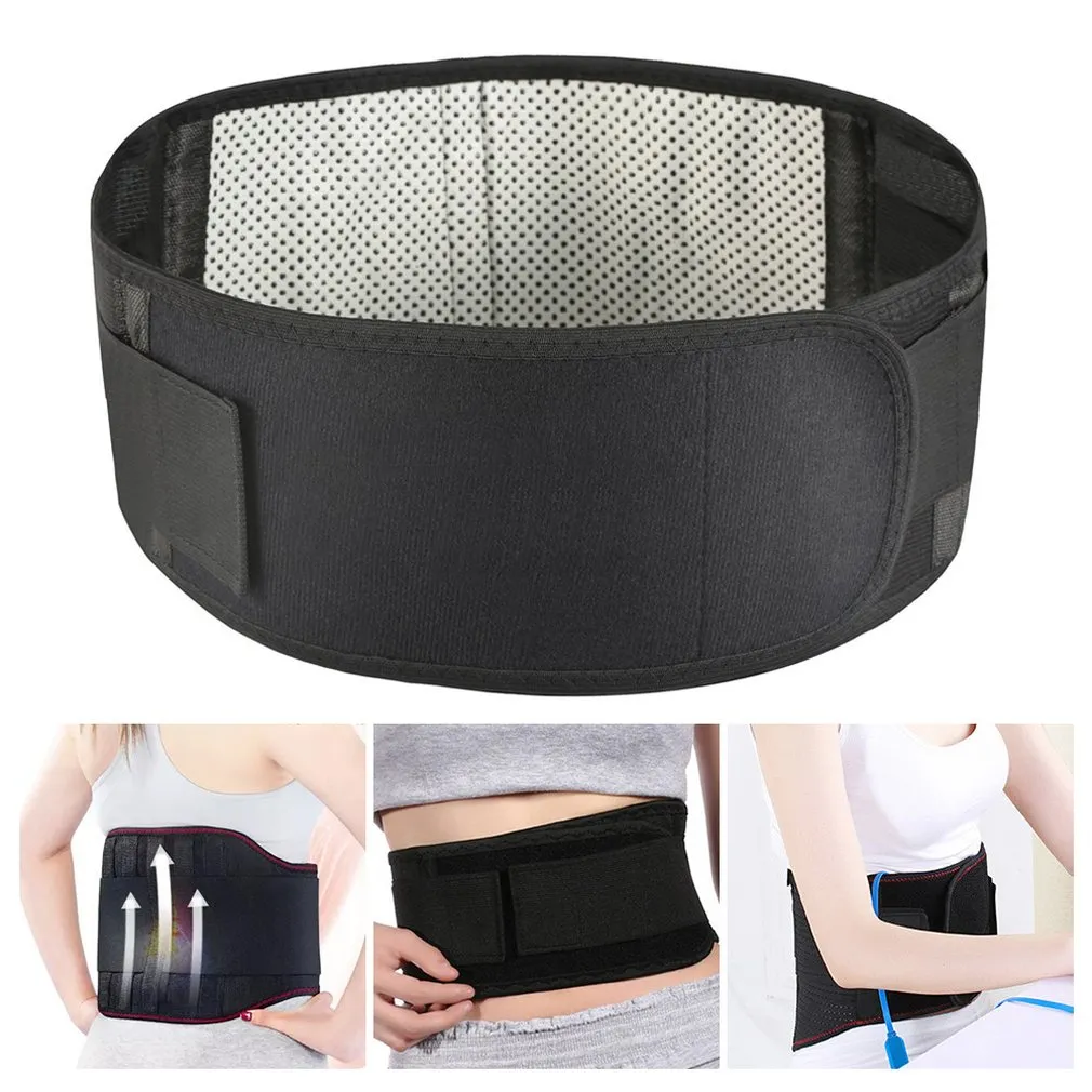 Ceinture de soutien lombaire magnétique auto-chauffante pour le bas du dos, protection de soutien, favorise la Circulation sanguine, facilite la douleur, bande de Massage