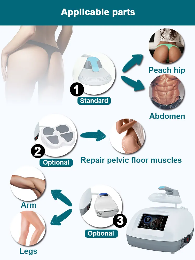 Fast Effective Home Use Mini neo RF Body Sculpting HIEMT Slimming Electric EMS Muscle Stimulation butt lift