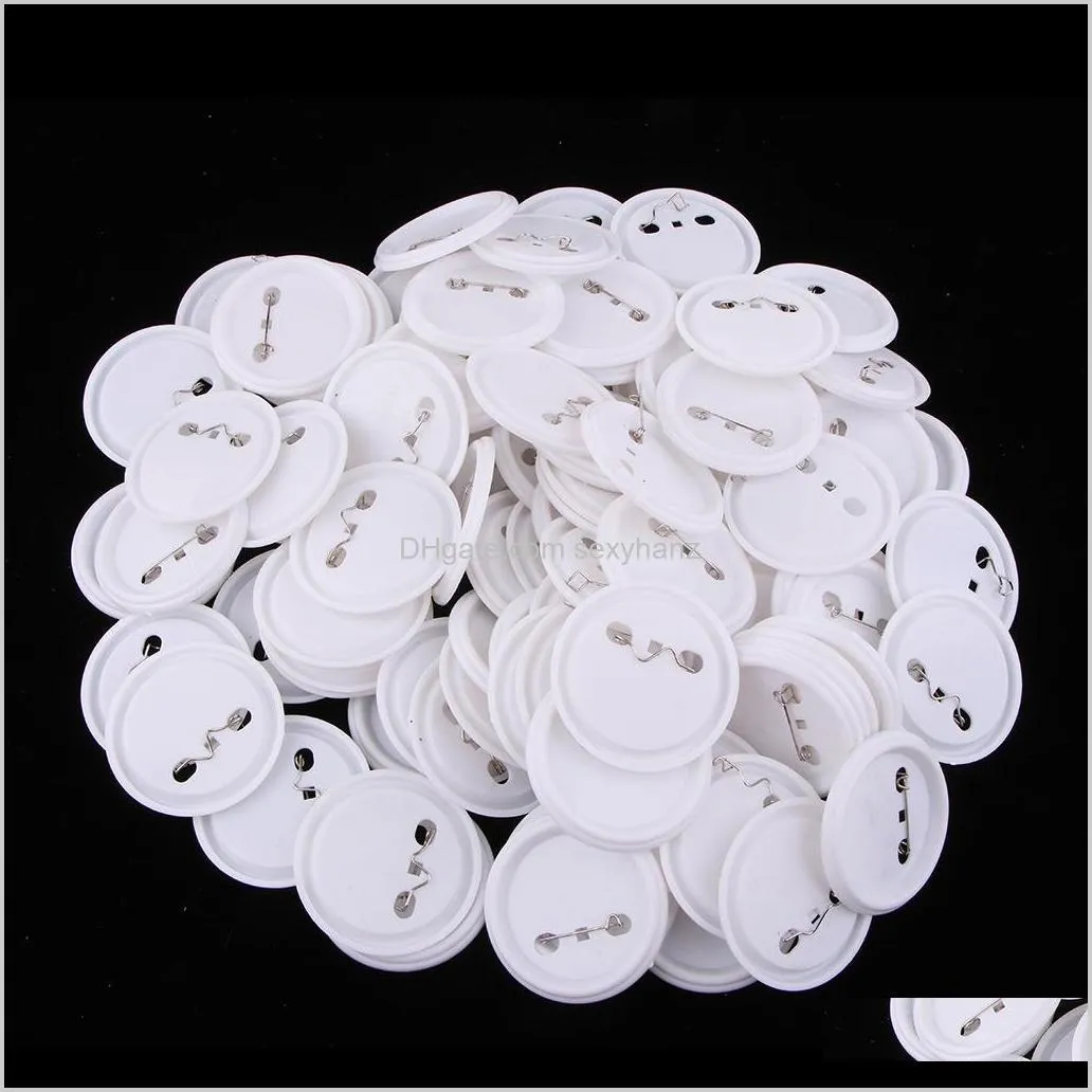 58mm blank badge & button parts for badge maker machine circle badges, 100x