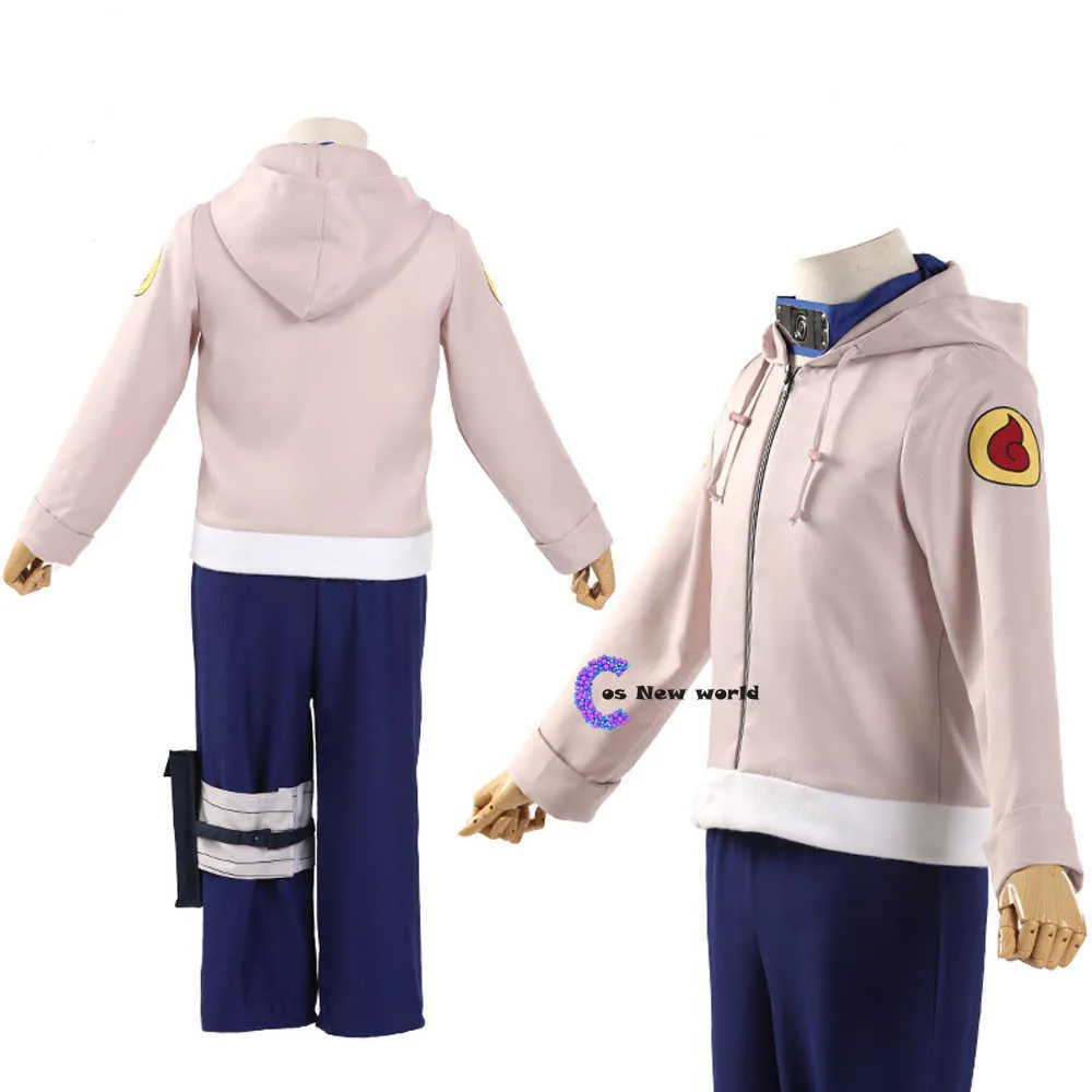 6 pics Quente Anime New Hyuga Hinata Traje Cosplay Shippuden 2nd Geração Completa Conjunto Adulto Mulheres Terno Y0913