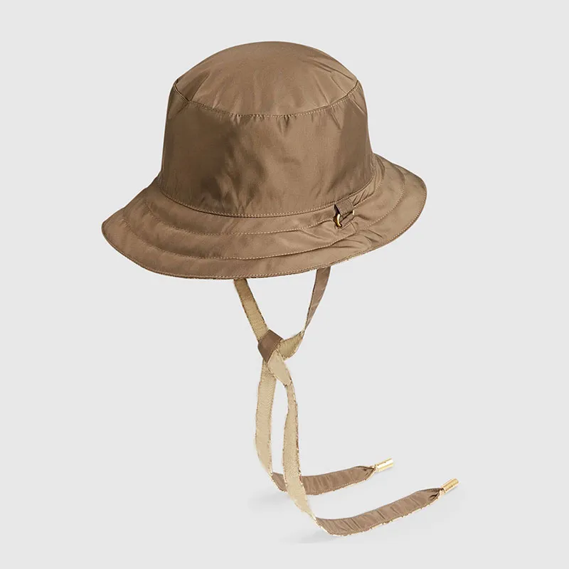 Damski wielokolorowy dwustronny płócienny kapelusz typu Bucket projektanci mody czapki kapelusze mężczyźni lato wyposażony rybak plaża Bonnet Sun Casquette