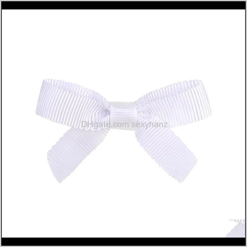 girls bows hair clips children`s hairpin 20 color candy color clips 2.7 inch all-inclusive fabric bow hair accessory