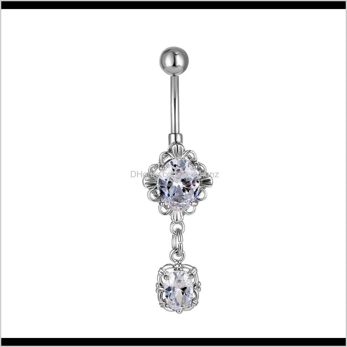 & Bell Drop Delivery 2021 D0001 (1 Color) Style Belly Button Ring Navel Rings Body Piercing Jewelry Dangle Accessories Fashion Charm Retail 0