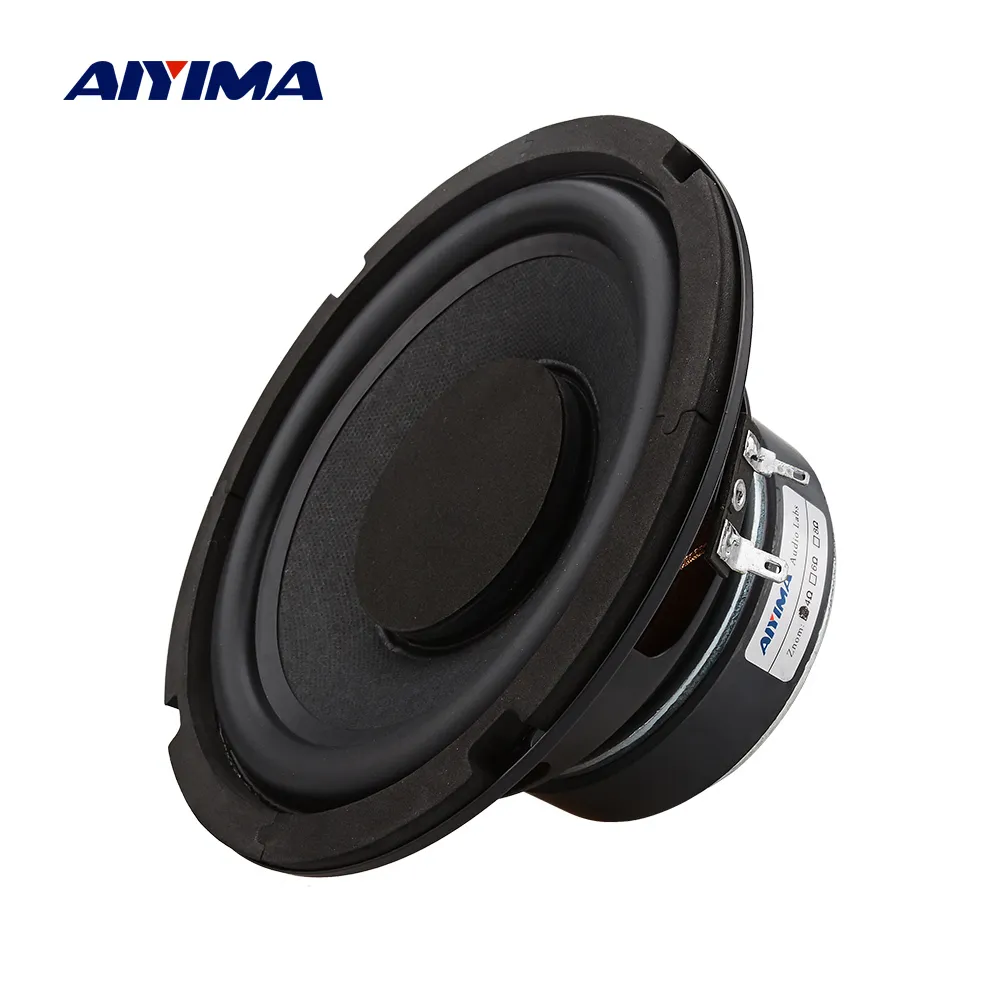 AIYIMA 1 pièces 6.5 pouces caisson de basses 4 8 Ohm 80W Super basse Woofer Home cinéma bibliothèque haut-parleur d'ordinateur