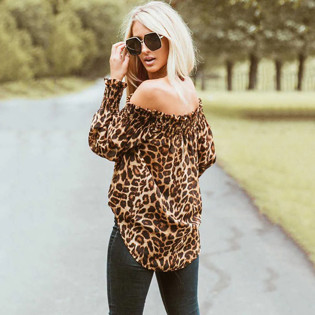 Blusas de leopardo 2018 on sale