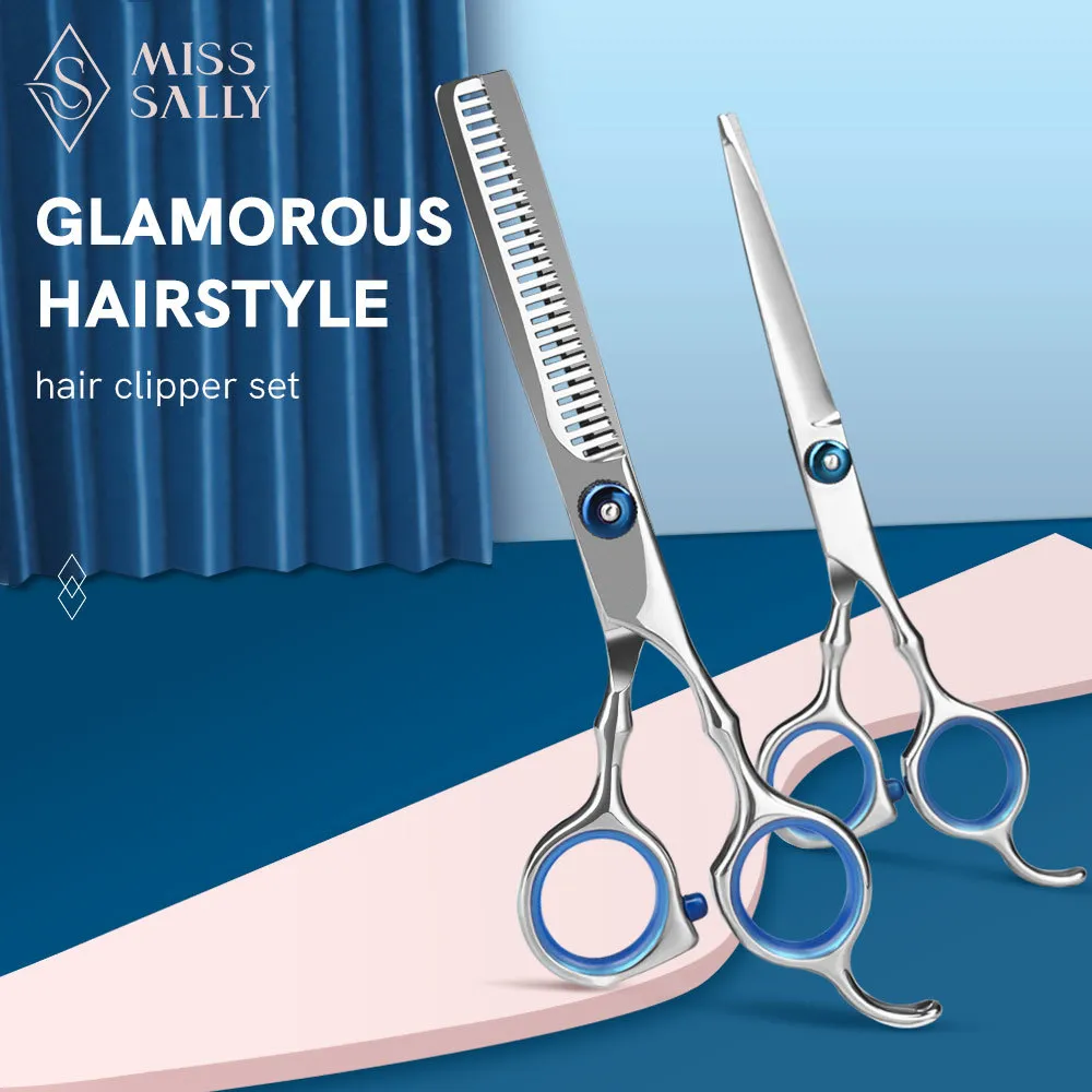 Miss Sally Hair Scissors 6 Inch Cutting Thinning Styling Tool Stainless