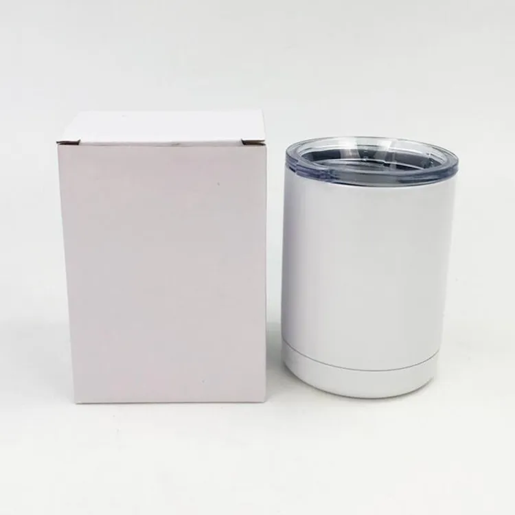 sublimation powder coated 12oz white blank vacuum car mugs stainless steel insulated travel tumbler with lid