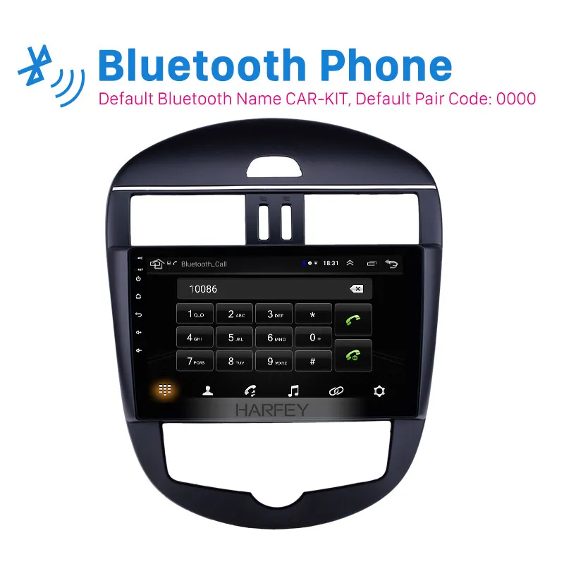 Estéreo 10.1 "HD GPS Android Car DVD Multimedia Player para Nissan Tiida Auto A/C 2011-2014 GPS Suporte